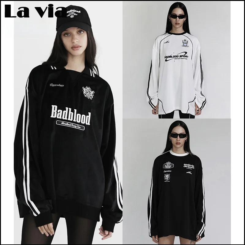La via Printed Sweatshirt Collared Street Style Long Sleeve Women's Casual Top New Autumn Winter Fashion Ladies' Clothing
La via Printed Sweatshirt Collared Street Style Long Sleeve Women's Casual Top New Autumn Winter Fashion Ladies' Clothing