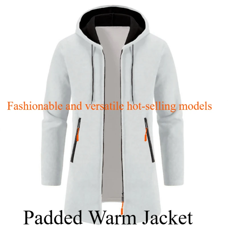 Men's Hooded Mid-Length Loose Sweater Jacket Knitted Cardigan Top Coat Jacket Fashionable Versatile Padded Riding Jacket
Men's Hooded Mid-Length Loose Sweater Jacket Knitted Cardigan Top Coat Jacket Fashionable Versatile Padded Riding Jacket