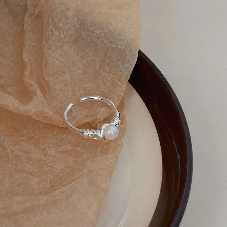 925 Sterling Silver Aesthetic Rings For Women Entanglement Pearl Adjustable Ring Luxury Jewelry Ladies Accessories
925 Sterling Silver Aesthetic Rings For Women Entanglement Pearl Adjustable Ring Luxury Jewelry Ladies Accessories