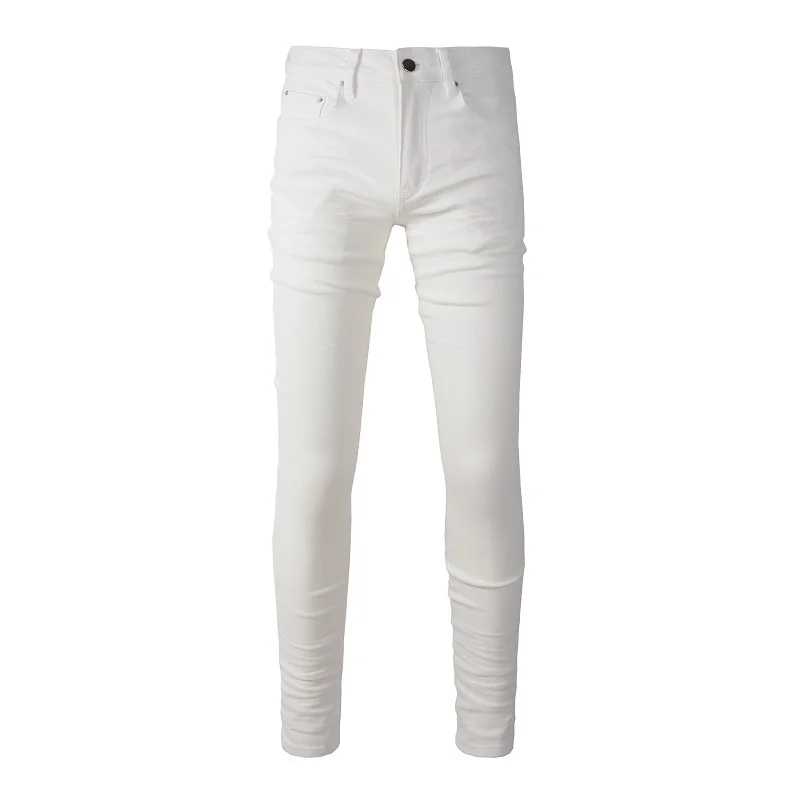 2024 Summer New Thin High Street White Jeans High Quality Jeans Fashion Slim Stretch Jeans Trousers A7593
2024 Summer New Thin High Street White Jeans High Quality Jeans Fashion Slim Stretch Jeans Trousers A7593