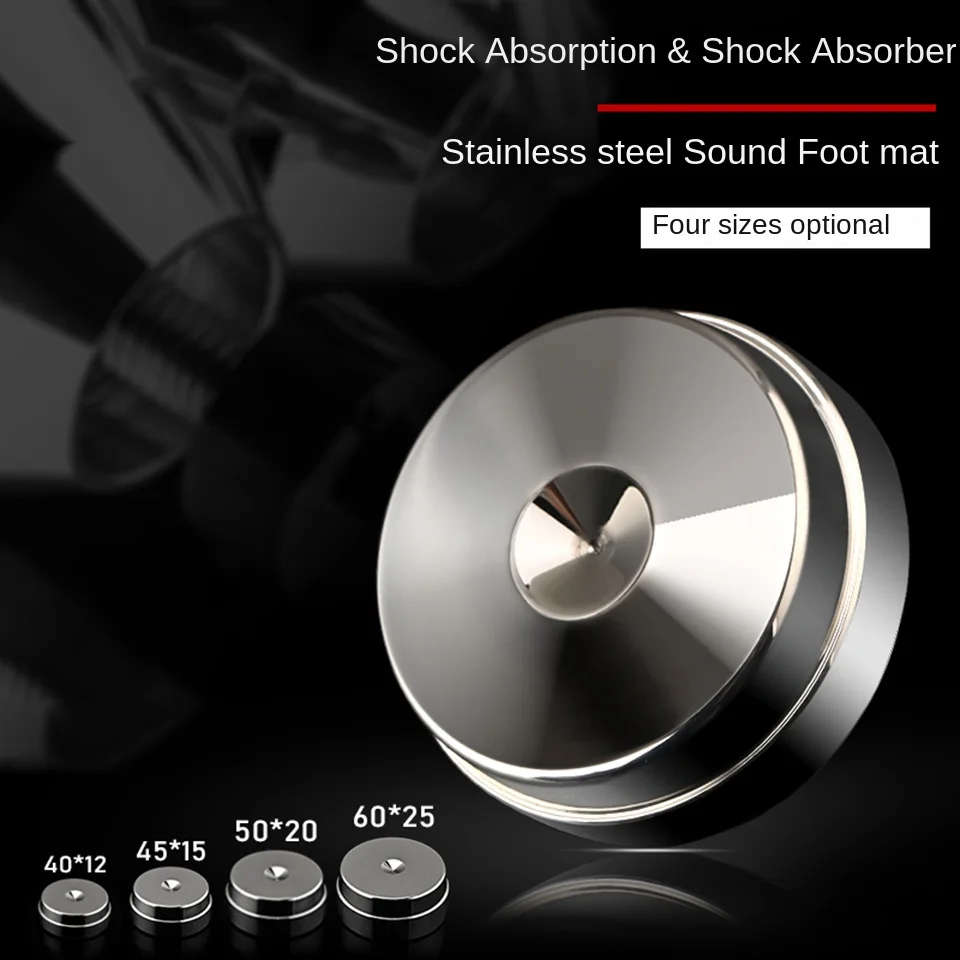 3 шт., 4 шт., HIFI динамики из нержавеющей стали, шипы для ног, нескользящая резиновая основа, демпфирующая подушка для превосходной четкости звука
3 шт., 4 шт., HIFI динамики из нержавеющей стали, шипы для ног, нескользящая резиновая основа, демпфирующая подушка для превосходной четкости звука