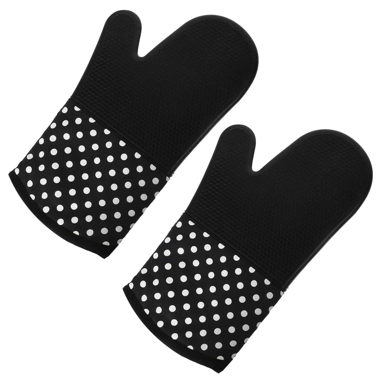 2pcs Heat Resistant Gloves Silicone Oven Mitts Baking Insulation Cooking Mitts Microwave Stove Protection Universal Size For
2pcs Heat Resistant Gloves Silicone Oven Mitts Baking Insulation Cooking Mitts Microwave Stove Protection Universal Size For