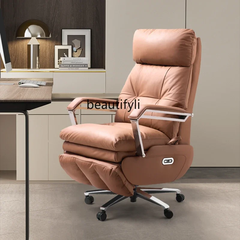 Electric boss chair leather dual motor computer comfortable sedentary office sofa seat
Electric boss chair leather dual motor computer comfortable sedentary office sofa seat