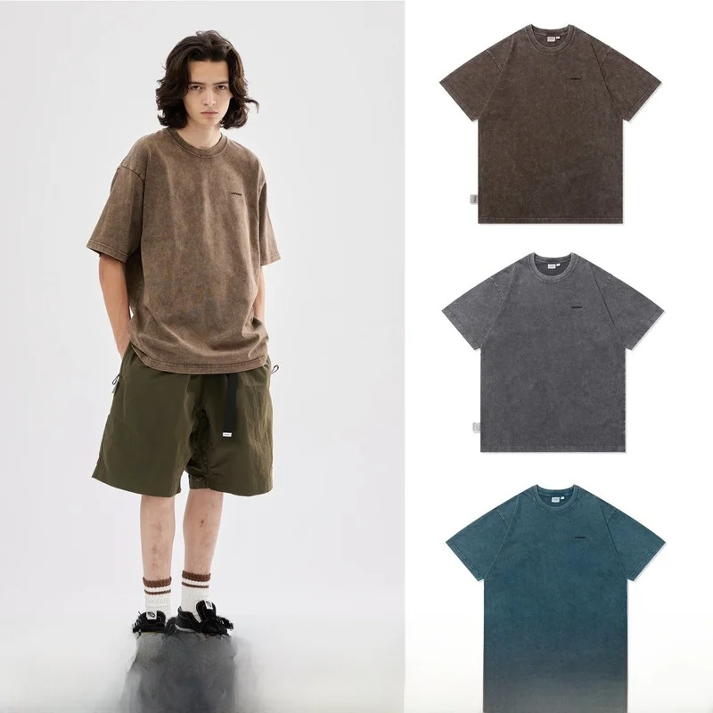 Футболка LAPRIMA BLANK свободного кроя с вышивкой, окрашенная водой и воском, с круглым вырезом, повседневная летняя футболка
Футболка LAPRIMA BLANK свободного кроя с вышивкой, окрашенная водой и воском, с круглым вырезом, повседневная летняя футболка