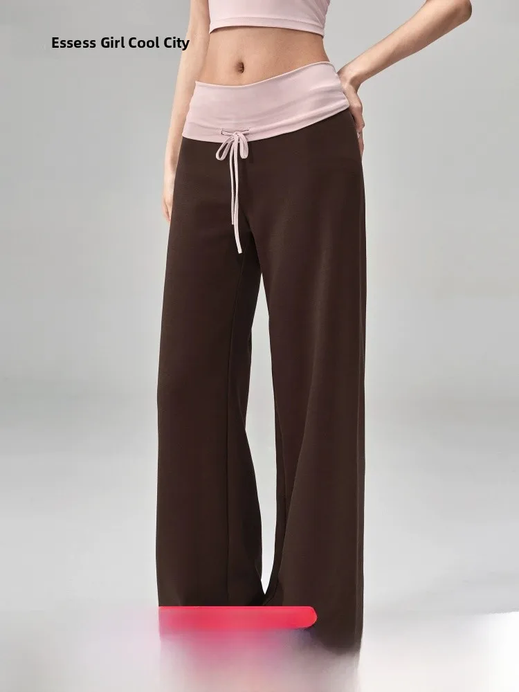 Fitness Girl High Waist Loose Straight Leg Sports Pants Drawstring Training Running Cool Color Block Casual Yoga Pants
Fitness Girl High Waist Loose Straight Leg Sports Pants Drawstring Training Running Cool Color Block Casual Yoga Pants