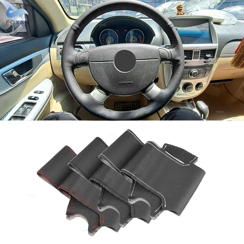 For Chevrolet Aveo LOVA Buick Excelle Daewoo Gentra 2013 2015 Lacetti 2006 - 2012 Perforated Leather Car Steering Wheel Cover
For Chevrolet Aveo LOVA Buick Excelle Daewoo Gentra 2013 2015 Lacetti 2006 - 2012 Perforated Leather Car Steering Wheel Cover