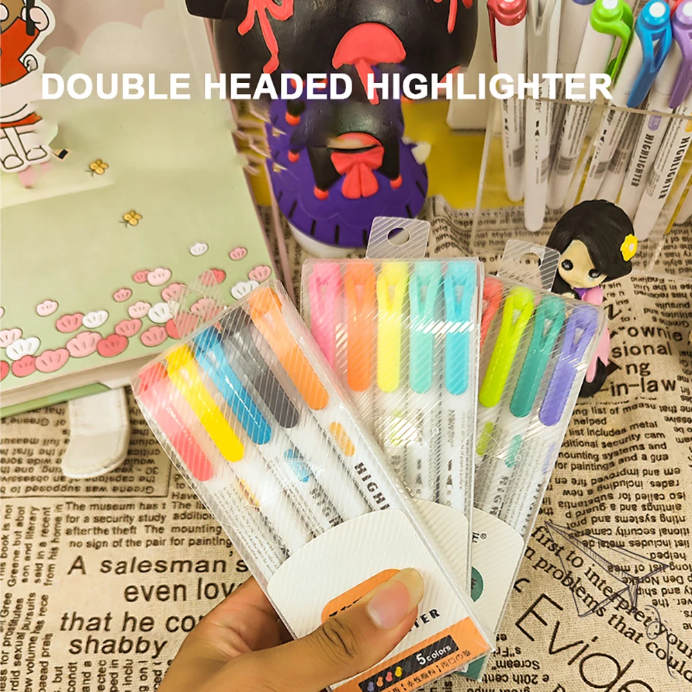 5/15/25 Highlighters Double Tip Quick Drying Macaron Color for Meetings Student Study Note Office Stationery Art School Supplies
5/15/25 Highlighters Double Tip Quick Drying Macaron Color for Meetings Student Study Note Office Stationery Art School Supplies
