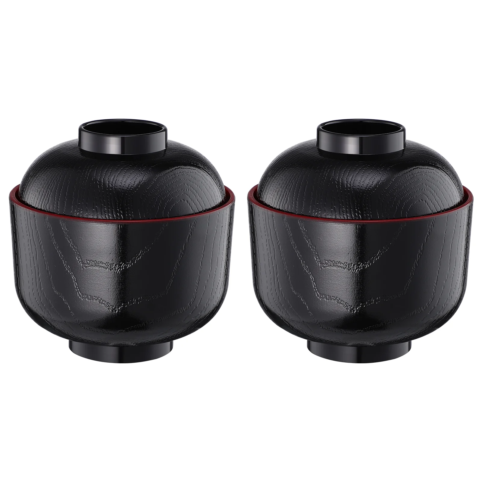 2 Pcs Japanese Style Cover Small Bowl Rice Miso Soup Ramen Traditional Tableware with Lid
2 Pcs Japanese Style Cover Small Bowl Rice Miso Soup Ramen Traditional Tableware with Lid