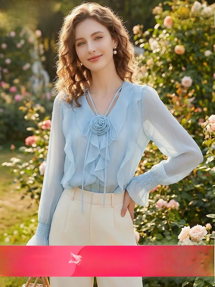 Philippine Dream Ira Serah Long Sleeve Women's Shirt Spring Youthful Lightweight Breathable Flower Pattern Top
Philippine Dream Ira Serah Long Sleeve Women's Shirt Spring Youthful Lightweight Breathable Flower Pattern Top