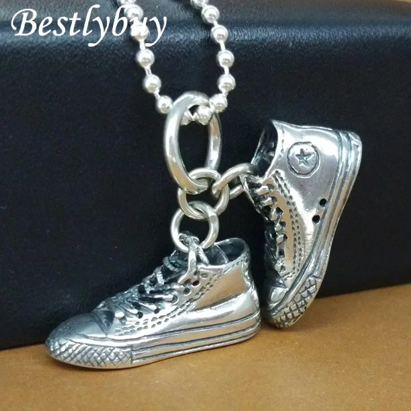 New 100% S925 Silver Shoes Pendant for Men and Women PersonAlibabazed Retro Fashion Jewelry Wholesale Free Shipping
New 100% S925 Silver Shoes Pendant for Men and Women PersonAlibabazed Retro Fashion Jewelry Wholesale Free Shipping