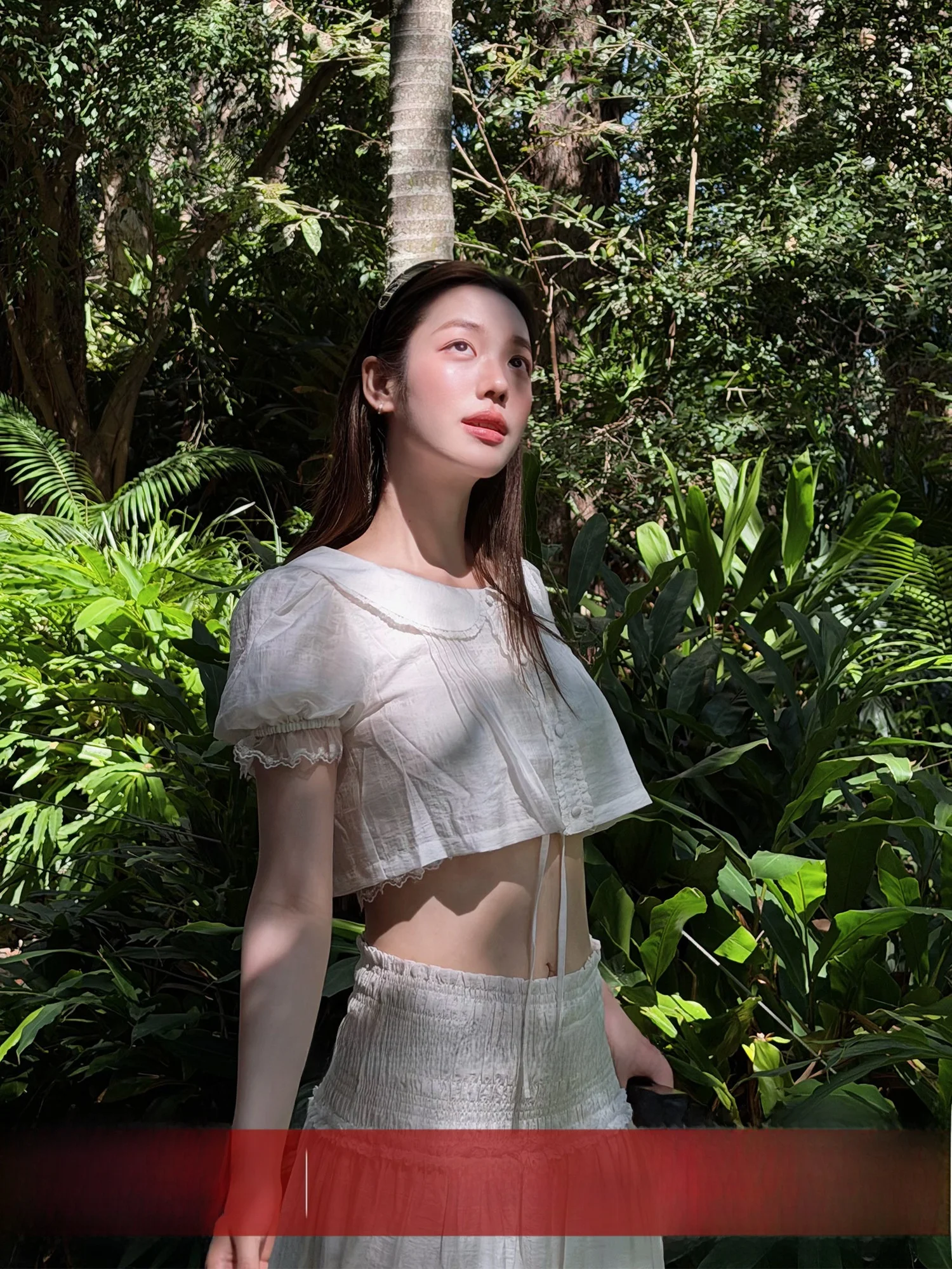 LaluneDuCiel Spicy Girl Lace ort irt Dstring Doll Collar Women's Faion Age-Defng Bubble Sve Casual Blouse
LaluneDuCiel Spicy Girl Lace ort irt Dstring Doll Collar Women's Faion Age-Defng Bubble Sve Casual Blouse