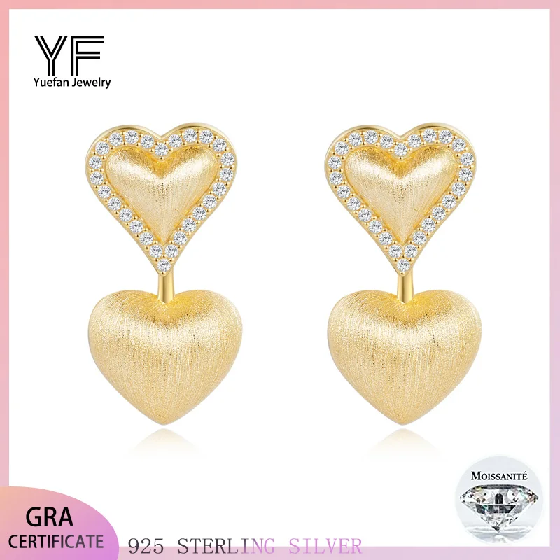 Женские серьги-гвоздики S925 с двойным сердцем и матовым муассанитом - это элегантные модные украшения высокого класса. Они идеальные серьги для с
Женские серьги-гвоздики S925 с двойным сердцем и матовым муассанитом - это элегантные модные украшения высокого класса. Они идеальные серьги для с