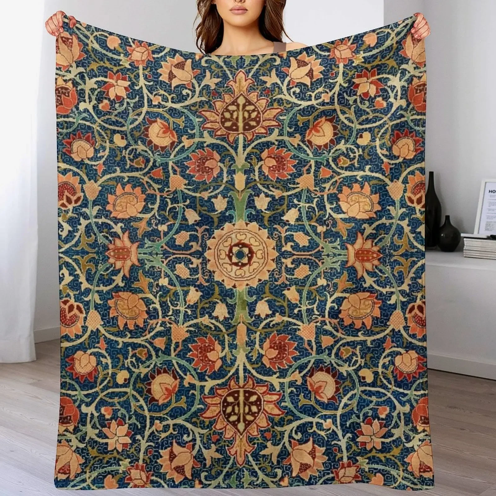 Holland Park Carpet by William Morris 1834-1896 Throw Blanket Soft bed plaid Blankets
Holland Park Carpet by William Morris 1834-1896 Throw Blanket Soft bed plaid Blankets