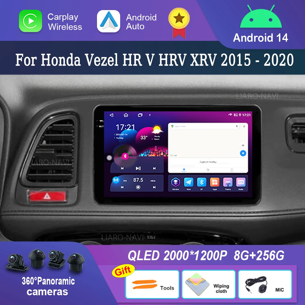 Навигация GPS Android 14 для Honda Vezel HR V HRV XRV 2015-2020 Автомобильный радиоприемник Мультимедийный плеер BT 4G DSP Стерео Wi-Fi HD экран
Навигация GPS Android 14 для Honda Vezel HR V HRV XRV 2015-2020 Автомобильный радиоприемник Мультимедийный плеер BT 4G DSP Стерео Wi-Fi HD экран