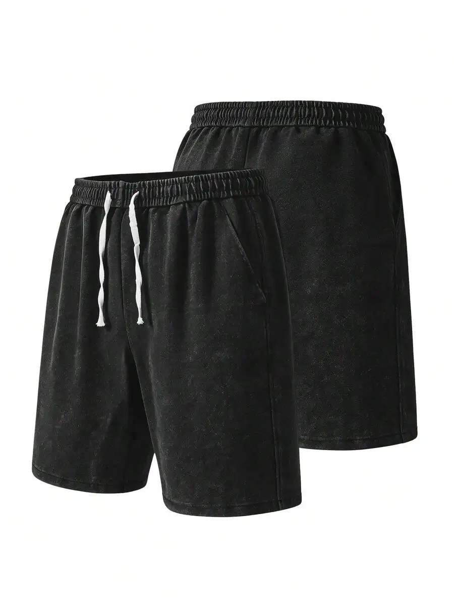 Mens Vintage Distressed Shorts With Drawstring Elastic Waist Pocketed Casual 5 Inch Shorts
Mens Vintage Distressed Shorts With Drawstring Elastic Waist Pocketed Casual 5 Inch Shorts