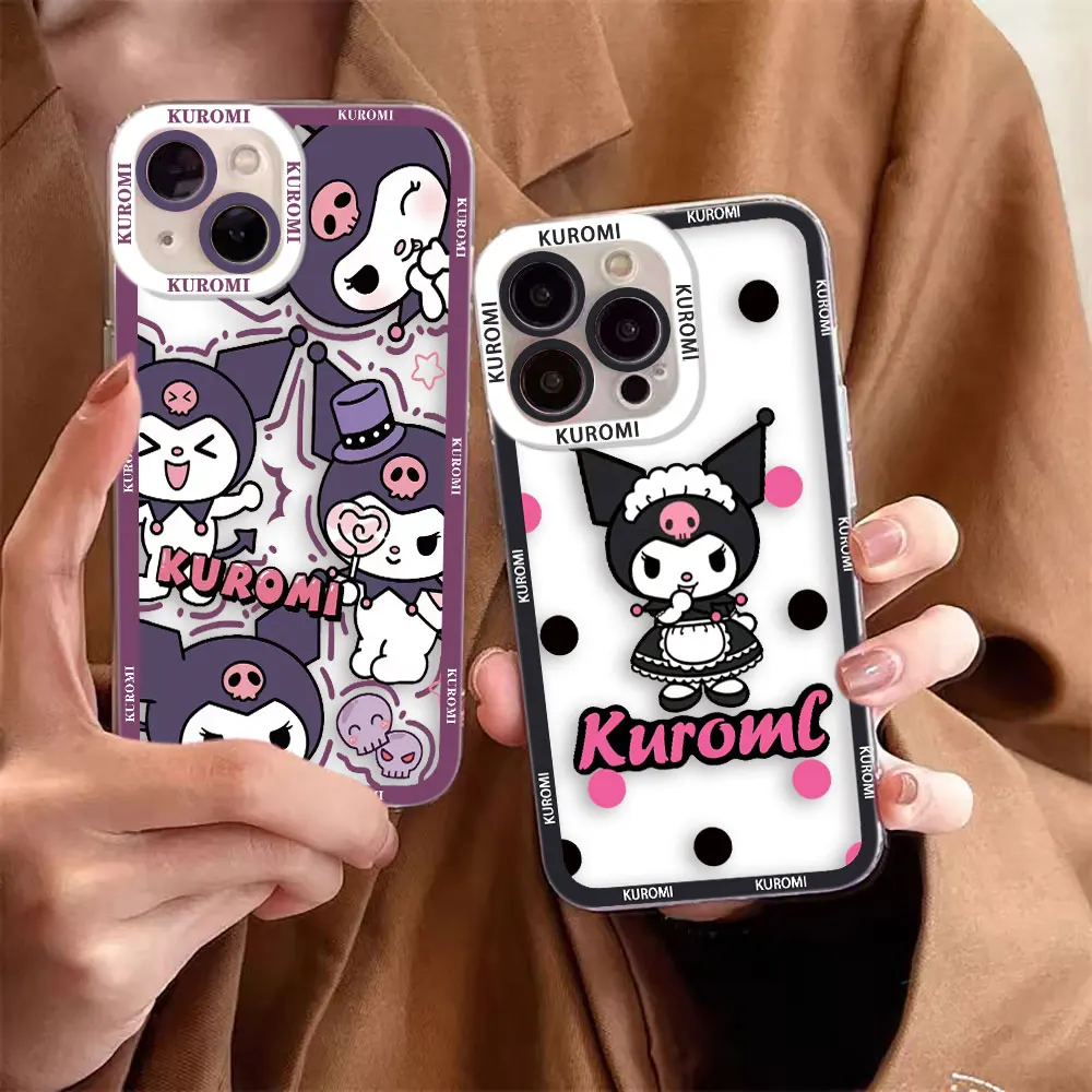 Cute Kuromi Cat Cover Clear Phone Case For REALME 5 6 7 7I 8 8I 9 9I 10 C67 C55 C53 C35 C33 C31 C30 C21Y C20 PRO PLUS 5G Case
Cute Kuromi Cat Cover Clear Phone Case For REALME 5 6 7 7I 8 8I 9 9I 10 C67 C55 C53 C35 C33 C31 C30 C21Y C20 PRO PLUS 5G Case