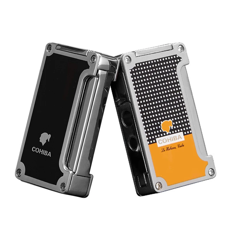 Cigar Lighter with Cigar Punch Single Torch Jet Flame Lighter Refillable Butane Gas Lighter Gift Box Accessory for Smokers
Cigar Lighter with Cigar Punch Single Torch Jet Flame Lighter Refillable Butane Gas Lighter Gift Box Accessory for Smokers