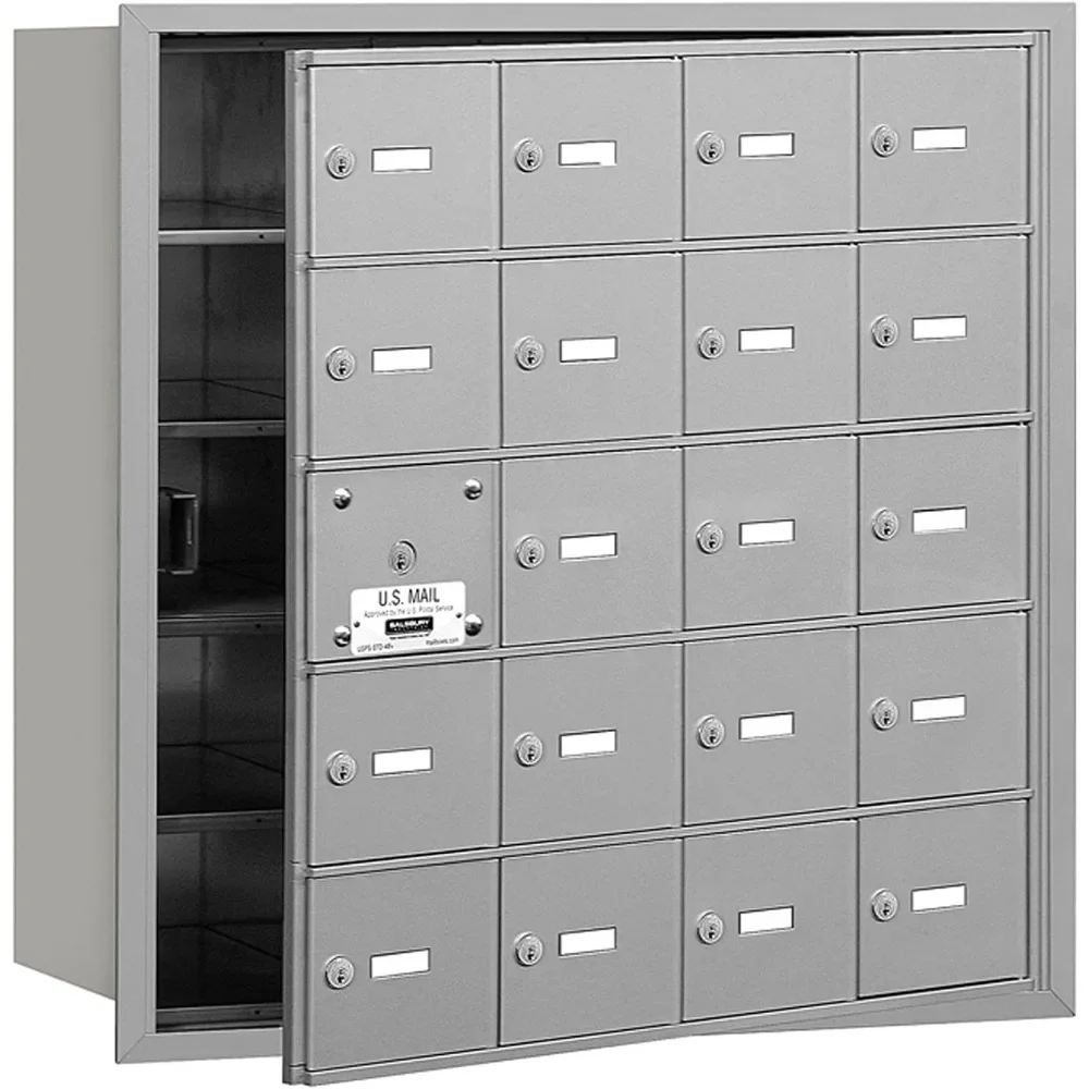 3620AFU 4B Plus Горизонтальный почтовый ящик, 20 А, двери 19, использование, фронтальная загрузка, доступ USPS, алюминий
3620AFU 4B Plus Горизонтальный почтовый ящик, 20 А, двери 19, использование, фронтальная загрузка, доступ USPS, алюминий