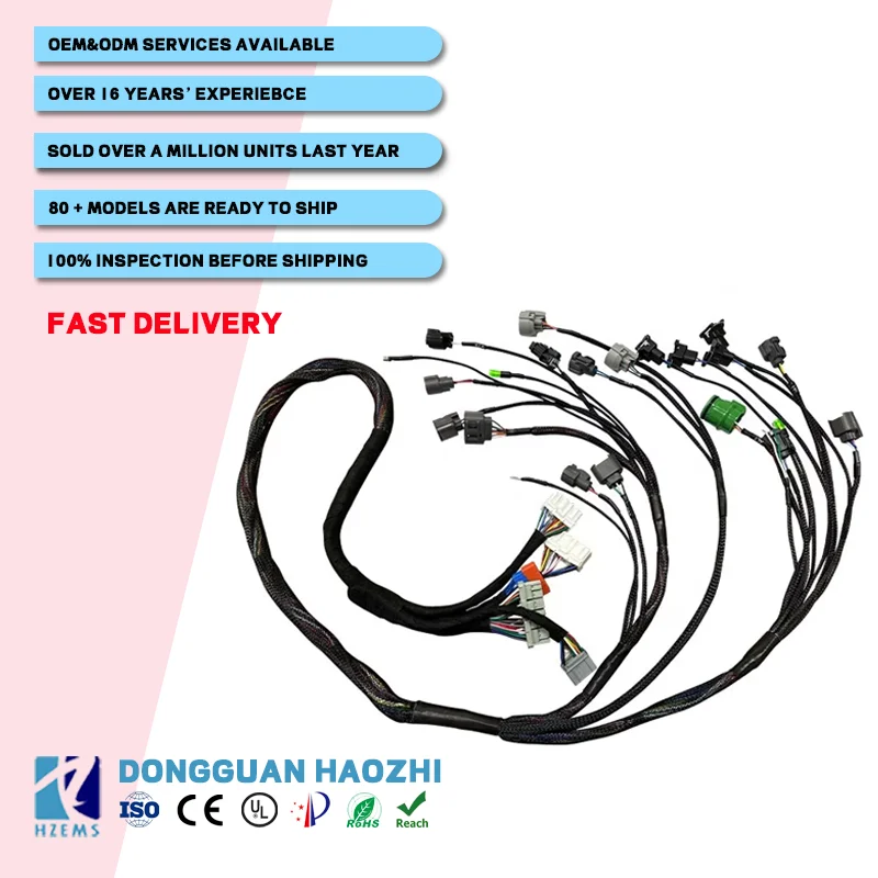 CNCH-OBD1-1 OBD1 For Honda Civic Integra B16 B18 D16 US Truck Budget Engine Wiring Harness Automotive Wiring Harness
CNCH-OBD1-1 OBD1 For Honda Civic Integra B16 B18 D16 US Truck Budget Engine Wiring Harness Automotive Wiring Harness