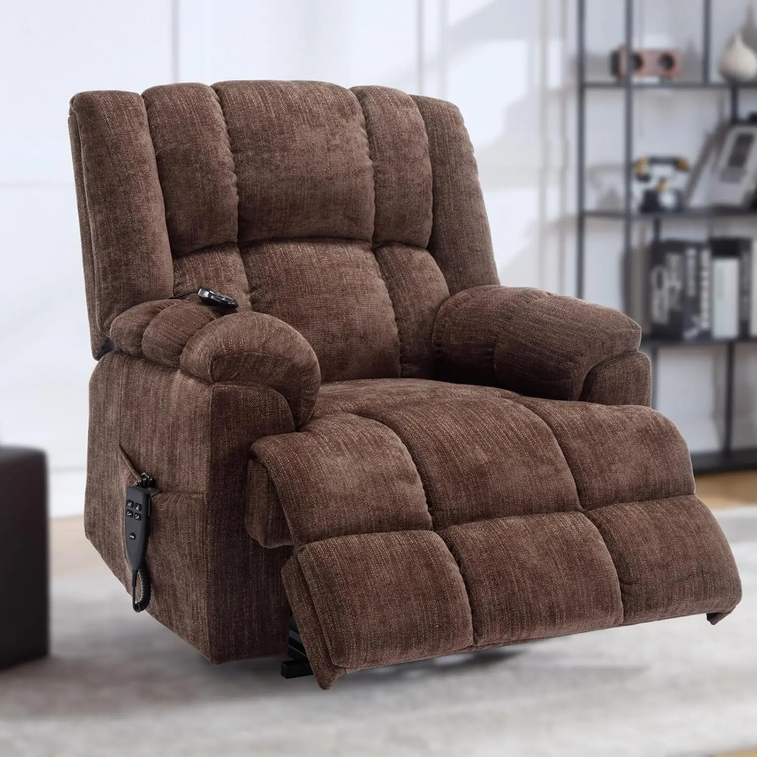 Кресло-реклайнер с двумя моторами, функцией полного раскладывания, вибрацией для всего тела и подогревом поясницы - кресло с функцией подъема, настраиваемое под заказ
Кресло-реклайнер с двумя моторами, функцией полного раскладывания, вибрацией для всего тела и подогревом поясницы - кресло с функцией подъема, настраиваемое под заказ