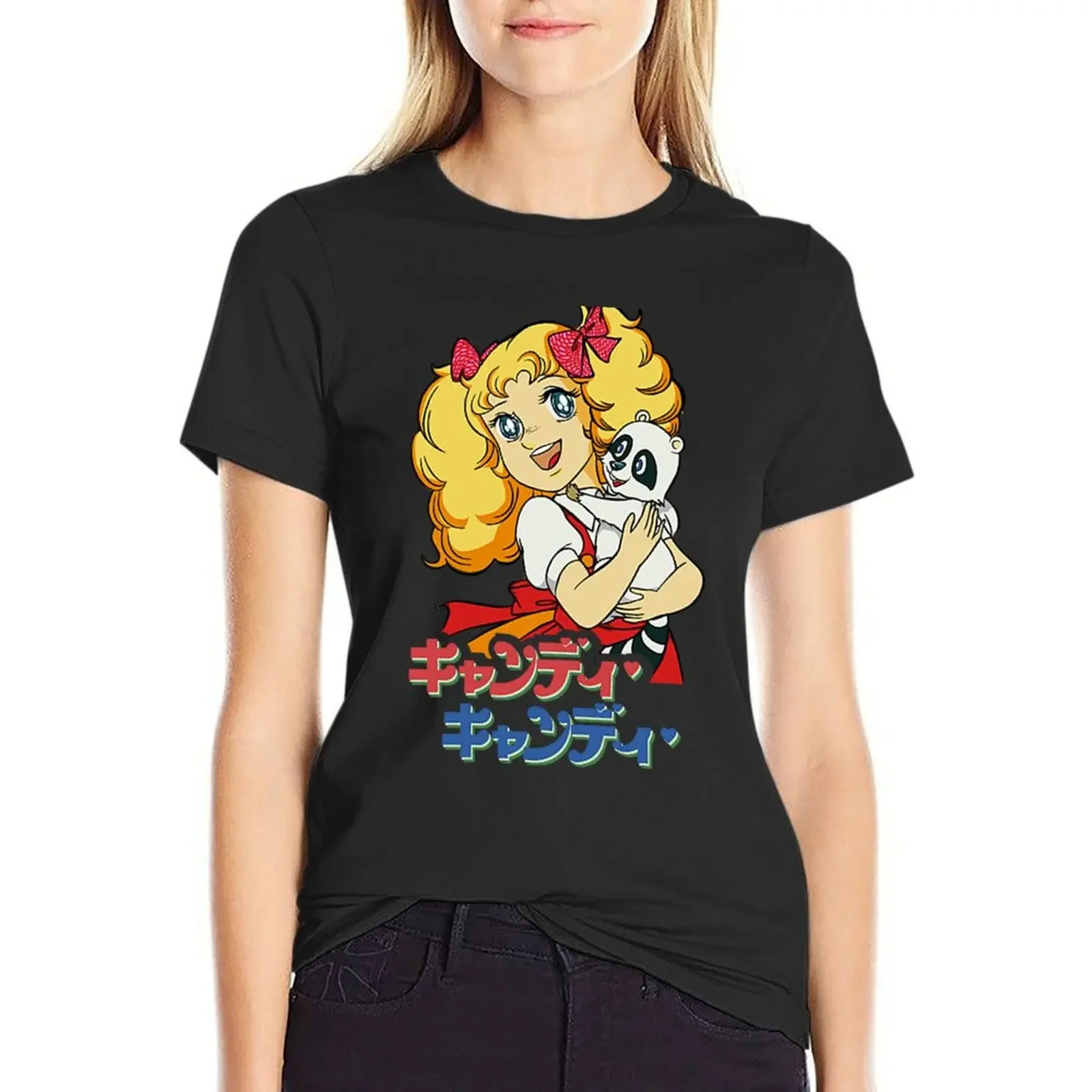 Candy Girl Anime T-Shirt summer tops korean fashion summer top sports fans Women's tops
Candy Girl Anime T-Shirt summer tops korean fashion summer top sports fans Women's tops