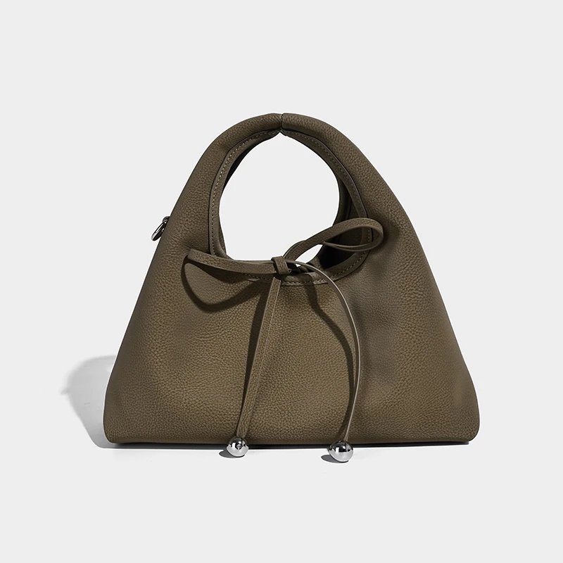 2025 winter fashion women's tassel shoulder straps, luxury design suede top handle handbag, solid color half moon shoulder bag
2025 winter fashion women's tassel shoulder straps, luxury design suede top handle handbag, solid color half moon shoulder bag