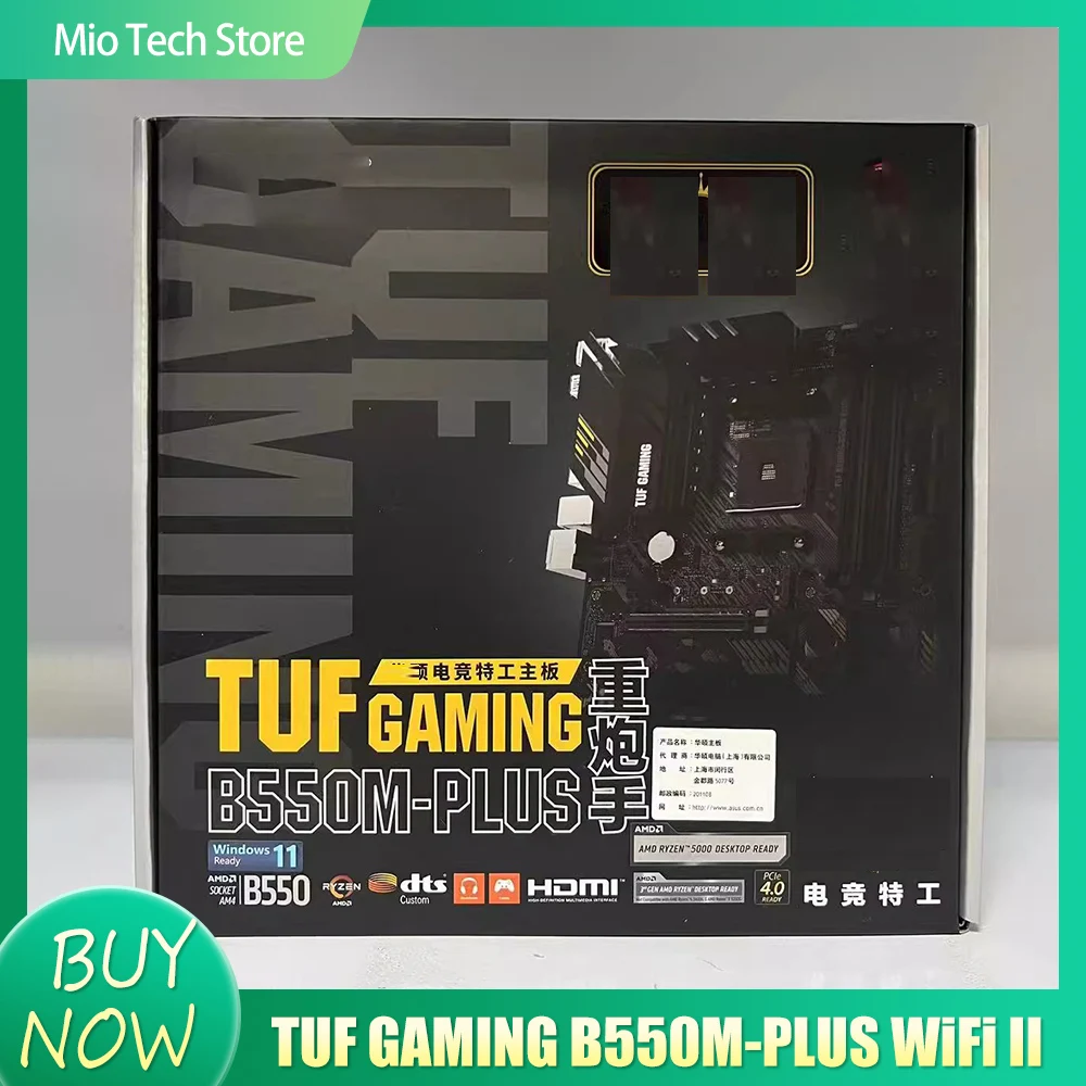 Для A-S-U-S TUF GAMING B550M-PLUS WiFi II AMD B550 игровая материнская плата DDR4
Для A-S-U-S TUF GAMING B550M-PLUS WiFi II AMD B550 игровая материнская плата DDR4
