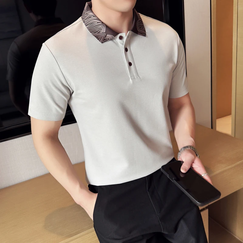 Original Breathable Gentleman Slim Fit 2025 Summer New Collar Trendy Short Sleeve Polo Shirt for Men, Large Size
Original Breathable Gentleman Slim Fit 2025 Summer New Collar Trendy Short Sleeve Polo Shirt for Men, Large Size