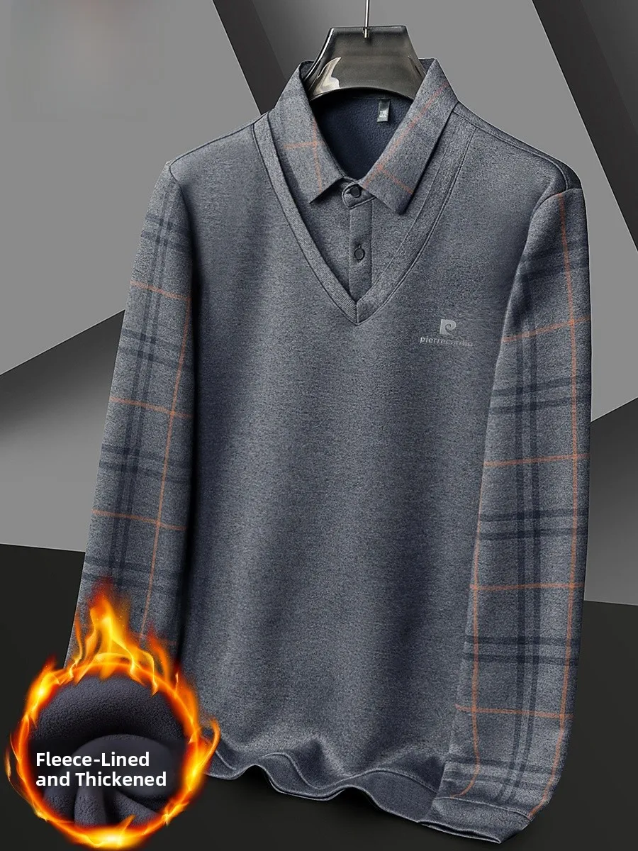 Pierre Cardin Men's Thiened Fce Lined Woolen irt Casual Long Sve T-irt Busin Leisure Warm Base Layer Top
Pierre Cardin Men's Thiened Fce Lined Woolen irt Casual Long Sve T-irt Busin Leisure Warm Base Layer Top