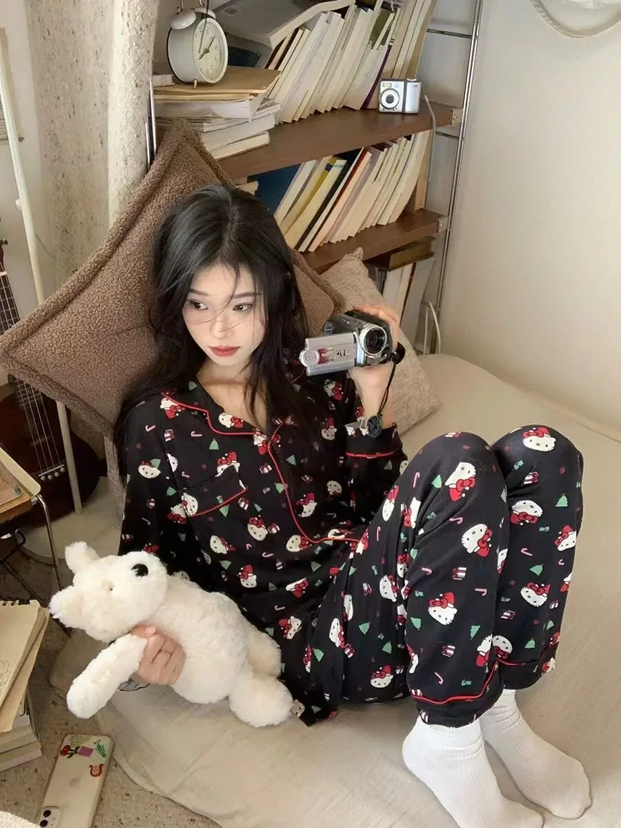 Hello Kitty Christmas Couple Pajama Set 2PC - Anime Cute Matching Sleepwear for Women, Cozy Home Loungewear
Hello Kitty Christmas Couple Pajama Set 2PC - Anime Cute Matching Sleepwear for Women, Cozy Home Loungewear