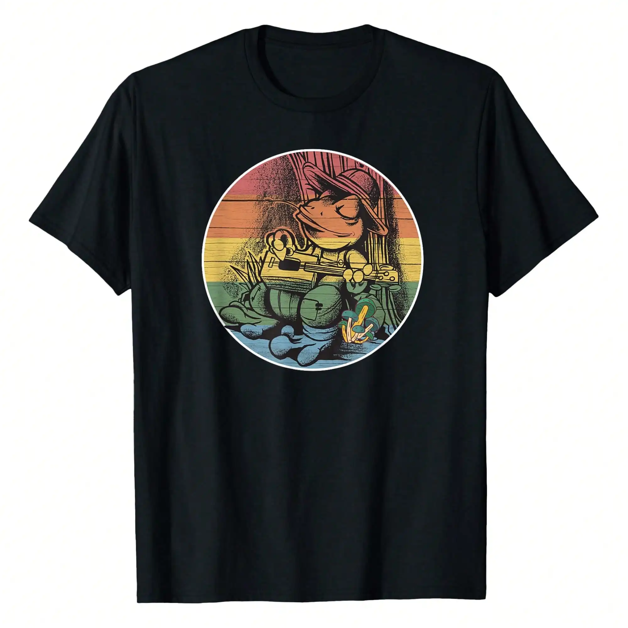 Cottagecore Aesthetic Cute Frog Playing Guitar And Mushroom T-Shirt Women's 100% Cotton Casual T-Shirt, Soft And Breathable Shor
Cottagecore Aesthetic Cute Frog Playing Guitar And Mushroom T-Shirt Women's 100% Cotton Casual T-Shirt, Soft And Breathable Shor