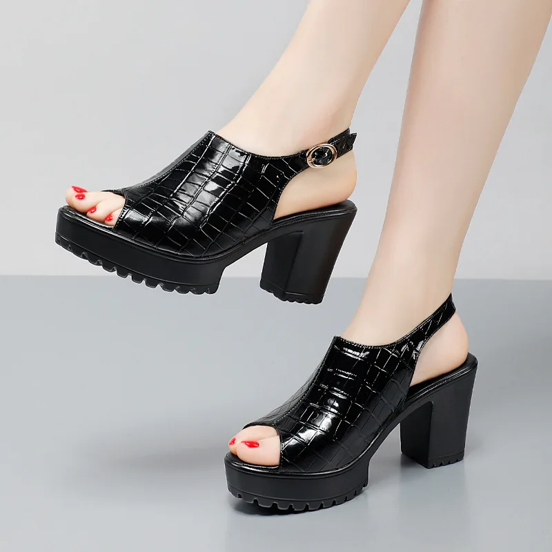 Fashion Sandals Women Summer 2024 Platform Heels Sandal Woman High Heel Wedge Ladies Woman Leather Sandal Female black white
Fashion Sandals Women Summer 2024 Platform Heels Sandal Woman High Heel Wedge Ladies Woman Leather Sandal Female black white