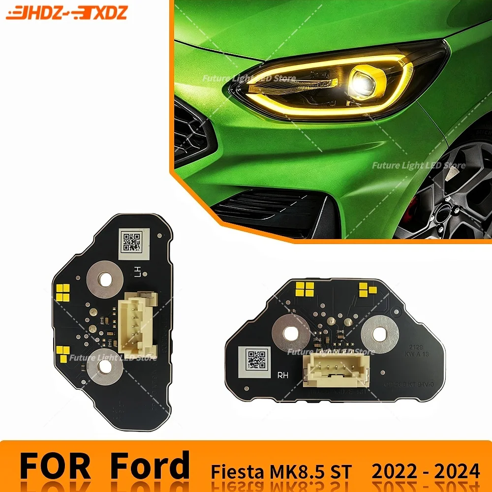 Yellow DRL LED Boards Blue Red Angel Eyes For Ford Fiesta MK8.5 ST Focus 2022-2024 Headlight Daytime Running Light Chip Module
Yellow DRL LED Boards Blue Red Angel Eyes For Ford Fiesta MK8.5 ST Focus 2022-2024 Headlight Daytime Running Light Chip Module
