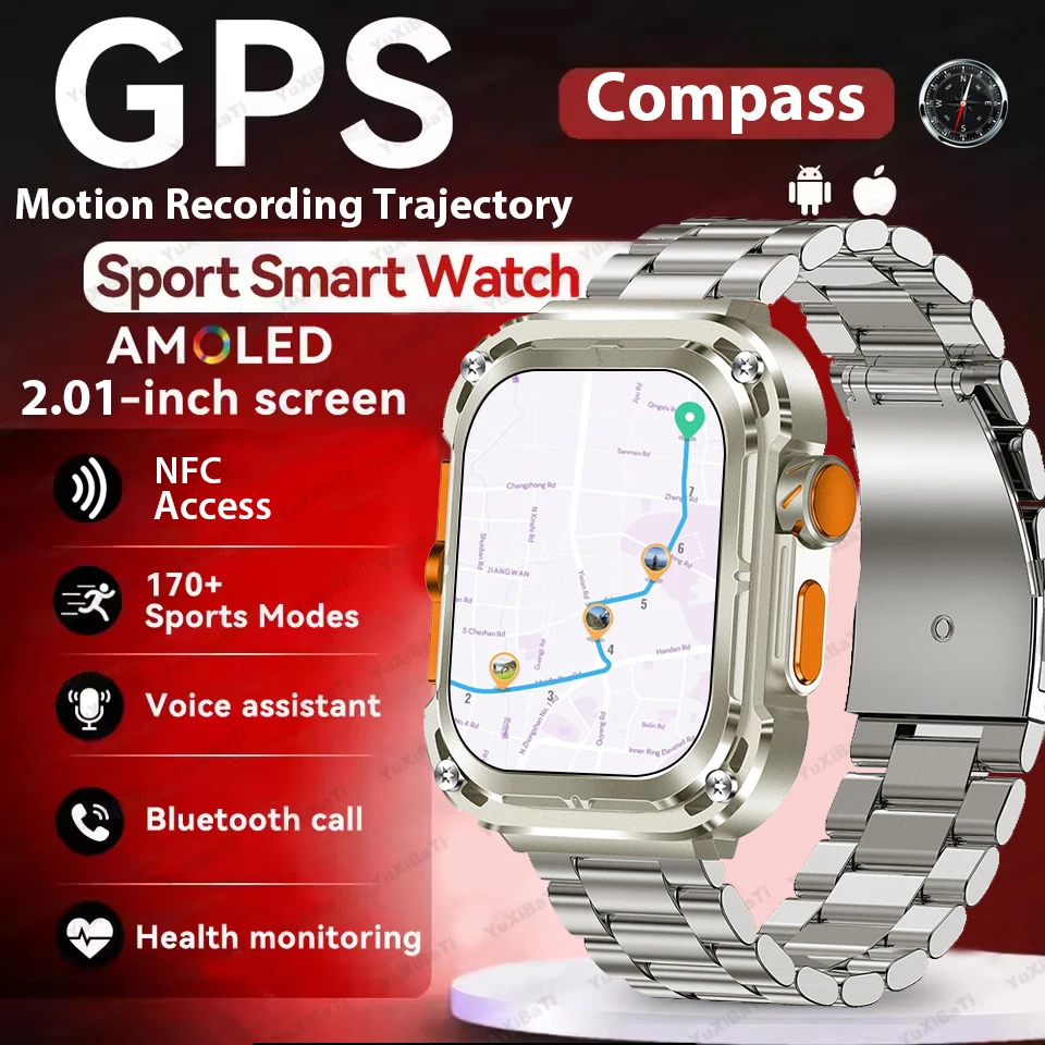 Новинка 2025 года для HUAWEI, спортивные умные часы для мужчин, AMOLED-экран, NFC, GPS, компас, пульсометр, водонепроницаемые, Bluetooth, умные часы с вызовом
Новинка 2025 года для HUAWEI, спортивные умные часы для мужчин, AMOLED-экран, NFC, GPS, компас, пульсометр, водонепроницаемые, Bluetooth, умные часы с вызовом