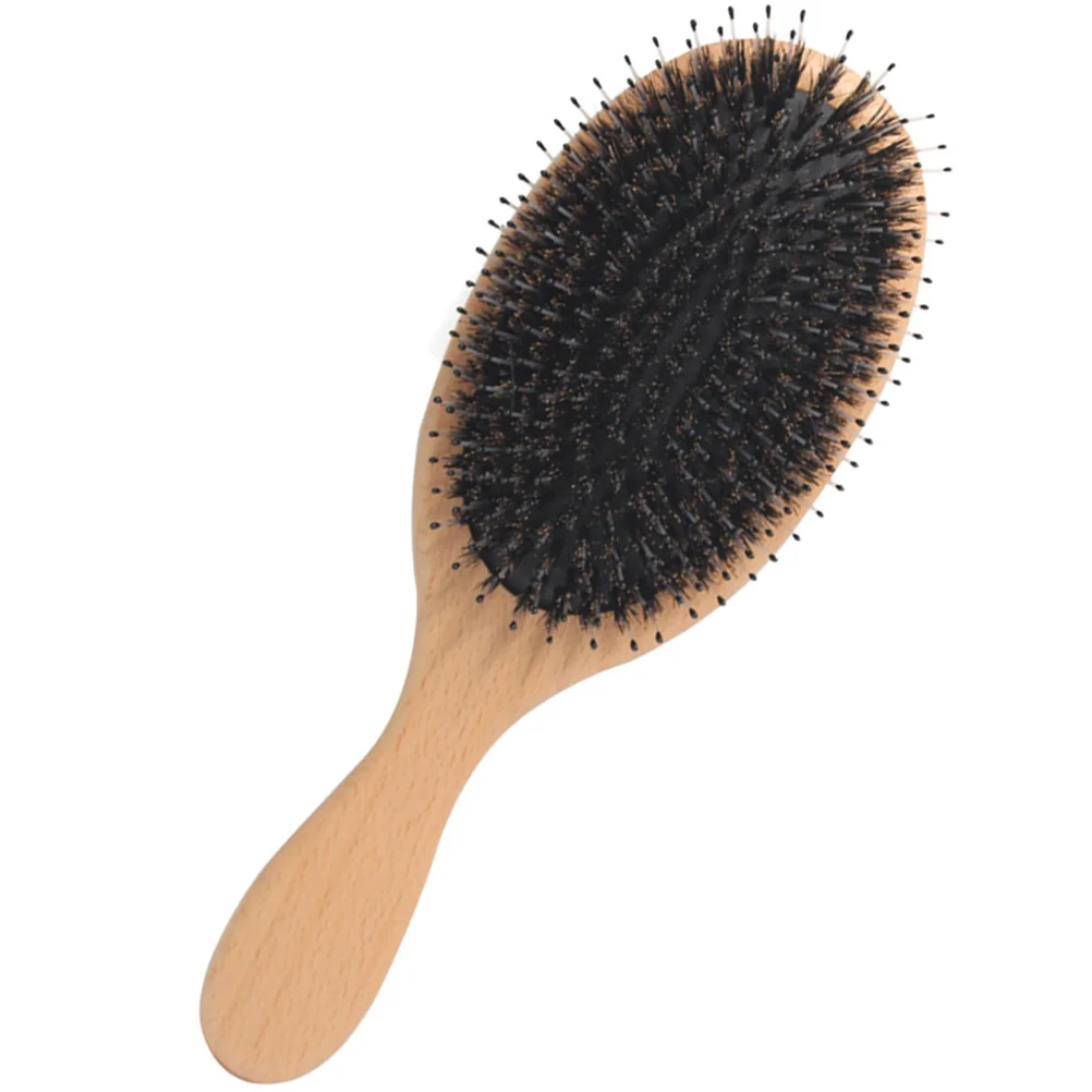 Wooden Comb Paddle Brush For Women Large Natural Bristle Hairbrush Detangling Massaging Comb For Thick Curly Hair
Wooden Comb Paddle Brush For Women Large Natural Bristle Hairbrush Detangling Massaging Comb For Thick Curly Hair