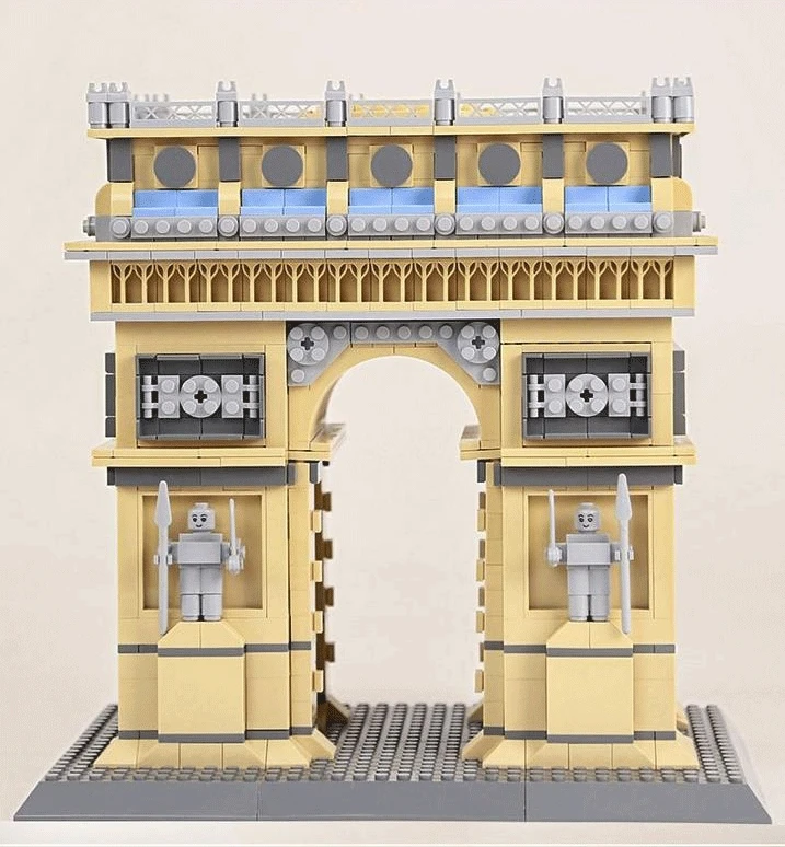 France Paris Historical Lankmark Architecture Building Block Triumphal Arch Construction Model Sets Brick Toy Collection
France Paris Historical Lankmark Architecture Building Block Triumphal Arch Construction Model Sets Brick Toy Collection