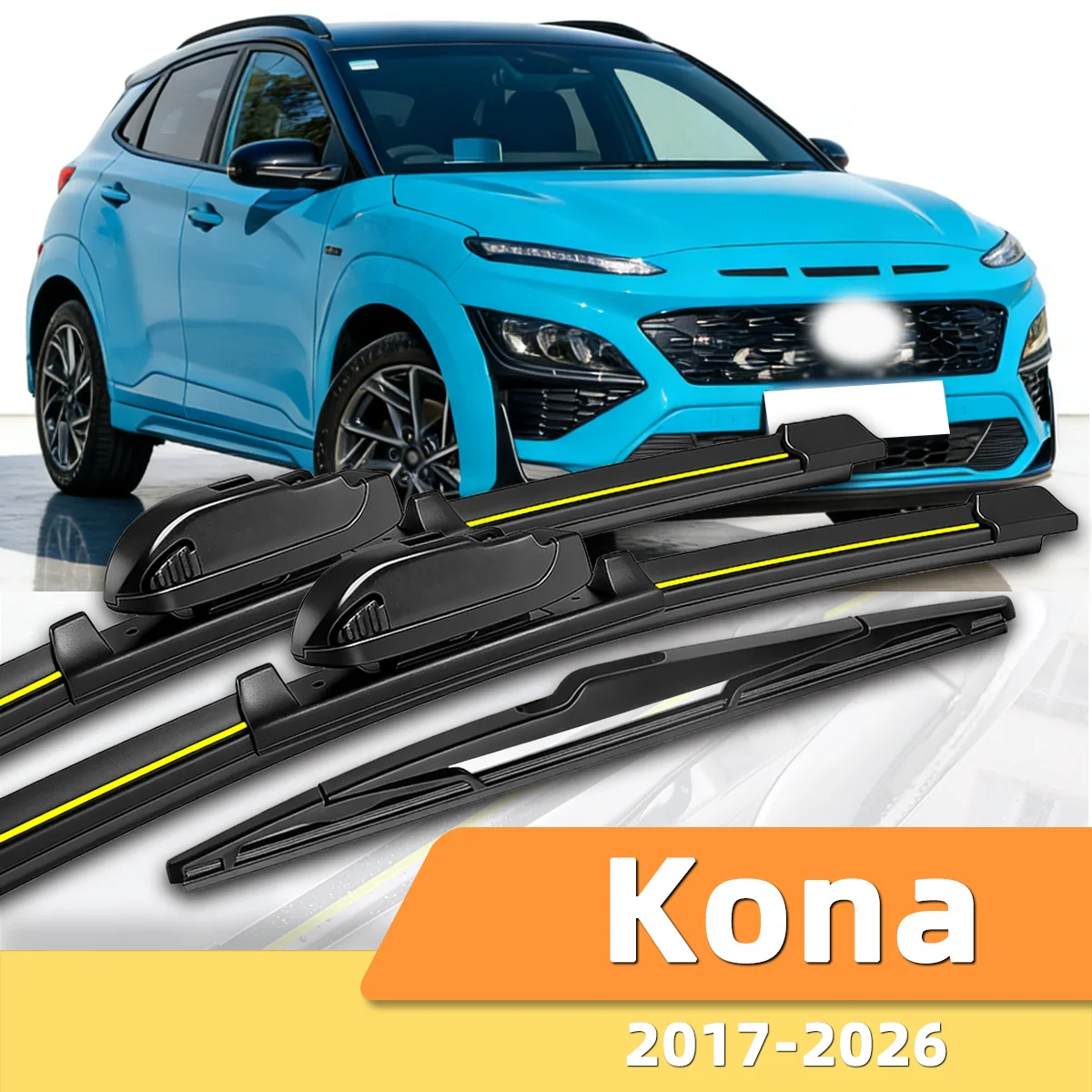Подходят для Hyundai Kona 2017-2026: передние и задние дворники, прочные аксессуары для автомобильных стекол 2019, 2021, 2024 годов.
Подходят для Hyundai Kona 2017-2026: передние и задние дворники, прочные аксессуары для автомобильных стекол 2019, 2021, 2024 годов.