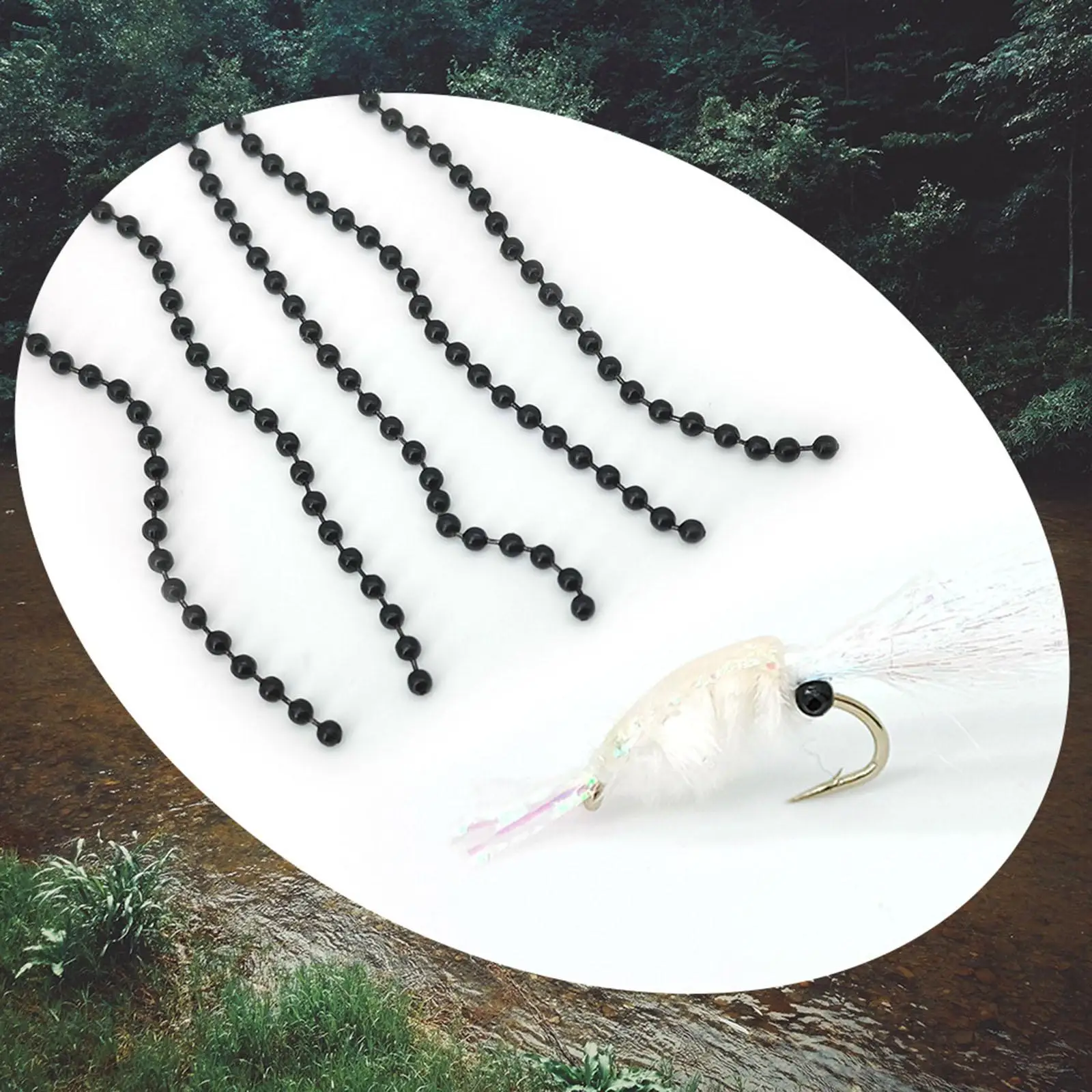 300 Pieces Fly Tying Beads Eyes Lifelike Study Small Fly Tying Bead Chains
300 Pieces Fly Tying Beads Eyes Lifelike Study Small Fly Tying Bead Chains