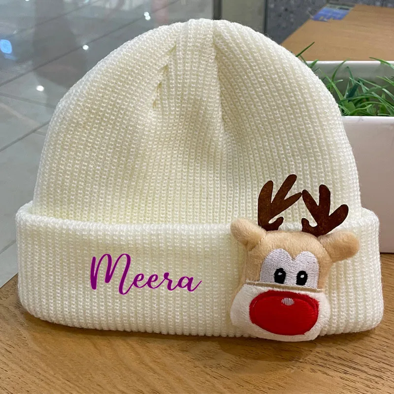 Personalized Printing Christmas Hat, 3D Cartoon Reindeer Knitted Hat, Customized Warm Fur Hat, Children's Christmas Gift Hat
Personalized Printing Christmas Hat, 3D Cartoon Reindeer Knitted Hat, Customized Warm Fur Hat, Children's Christmas Gift Hat