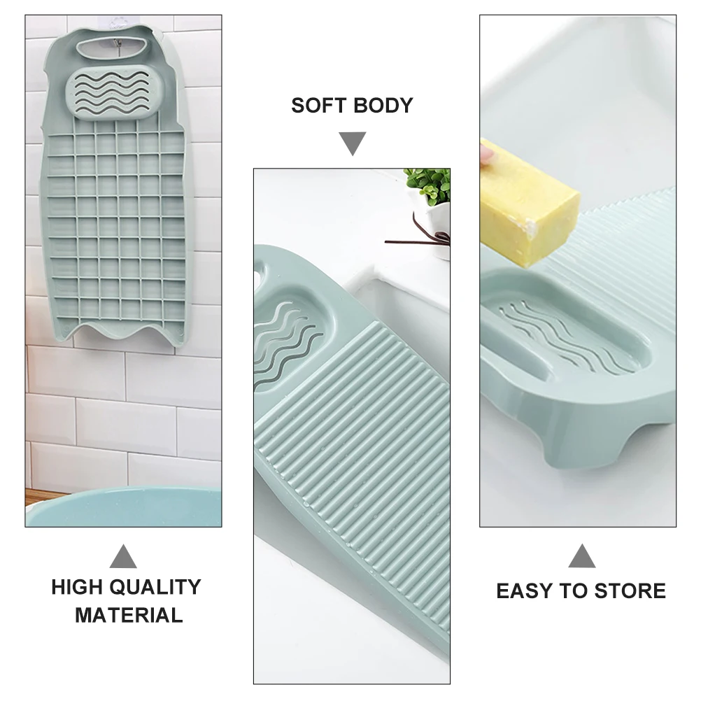 2pcs Plastic Washboard Durable Scrubbing Clothes Mat Wavy Laundry Wash Board Household Supplies Creative Clothes Washing Tool
2pcs Plastic Washboard Durable Scrubbing Clothes Mat Wavy Laundry Wash Board Household Supplies Creative Clothes Washing Tool