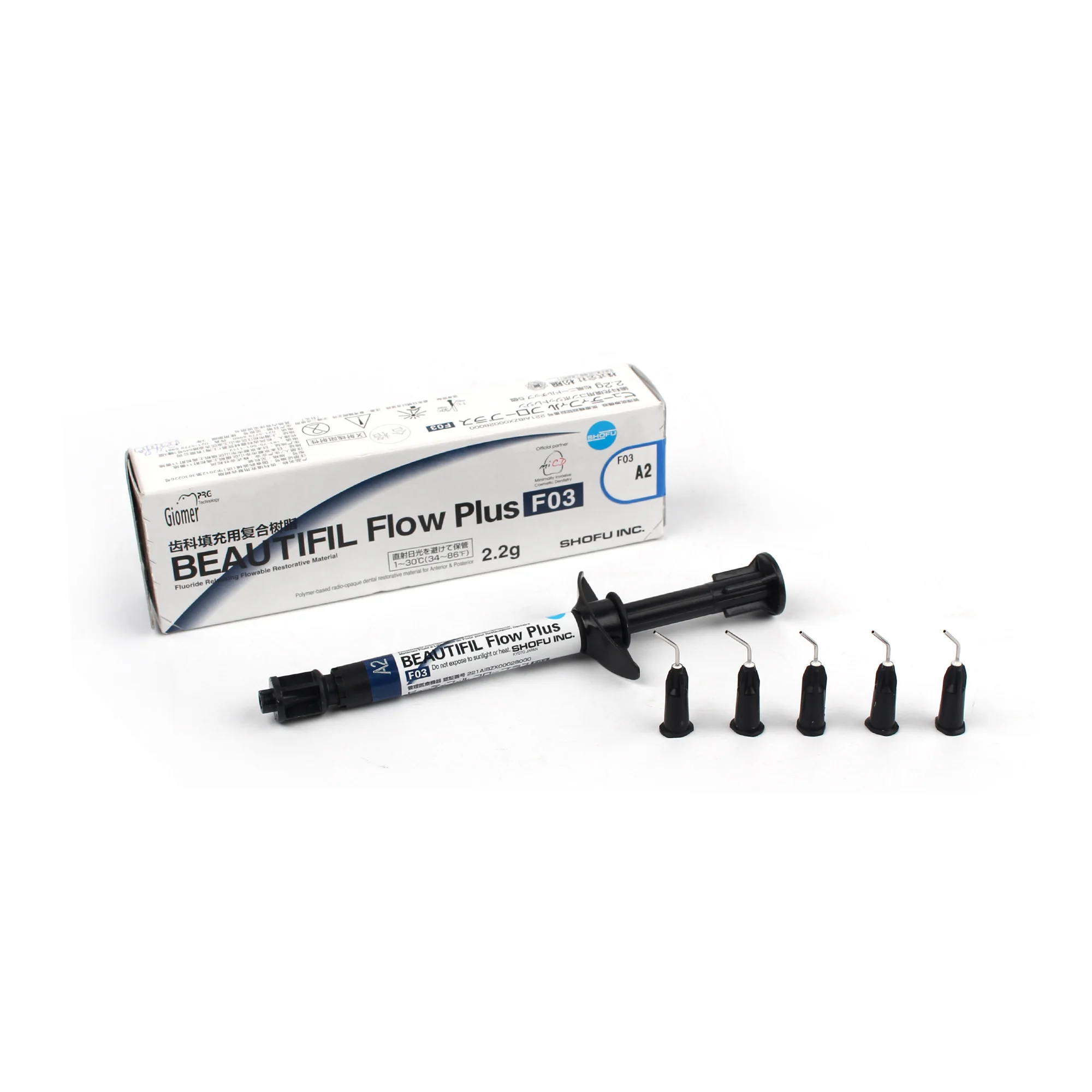 2.2g/tube SHOFU Reinforced Flowable Composite Resin F00 F03 Dental Restorative Filling Material
2.2g/tube SHOFU Reinforced Flowable Composite Resin F00 F03 Dental Restorative Filling Material