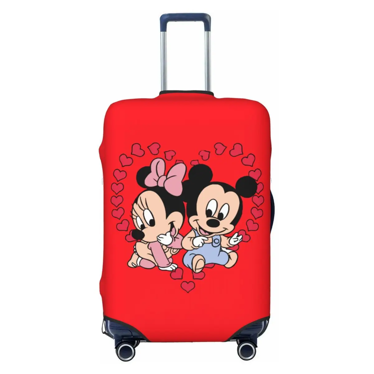 Baby Mickey And Minnie Mouse Heart Travel Luggage Cover Dust Proof Suitcase Cover Protector Fit 18-32 Inch
Baby Mickey And Minnie Mouse Heart Travel Luggage Cover Dust Proof Suitcase Cover Protector Fit 18-32 Inch