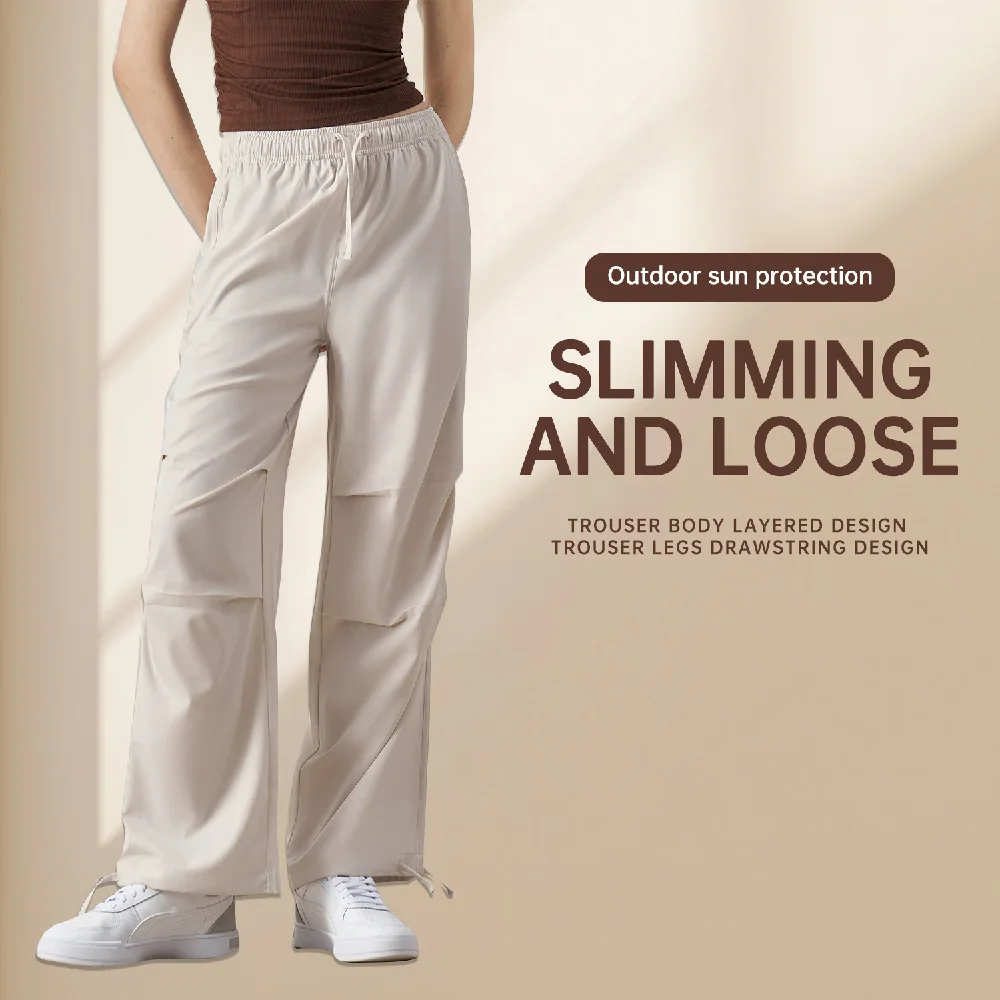 2025 Spring/Summer New High Waist Versatile Sports Pants for Skinny and Loose Outdoor Leisure Sunscreen Pants
2025 Spring/Summer New High Waist Versatile Sports Pants for Skinny and Loose Outdoor Leisure Sunscreen Pants