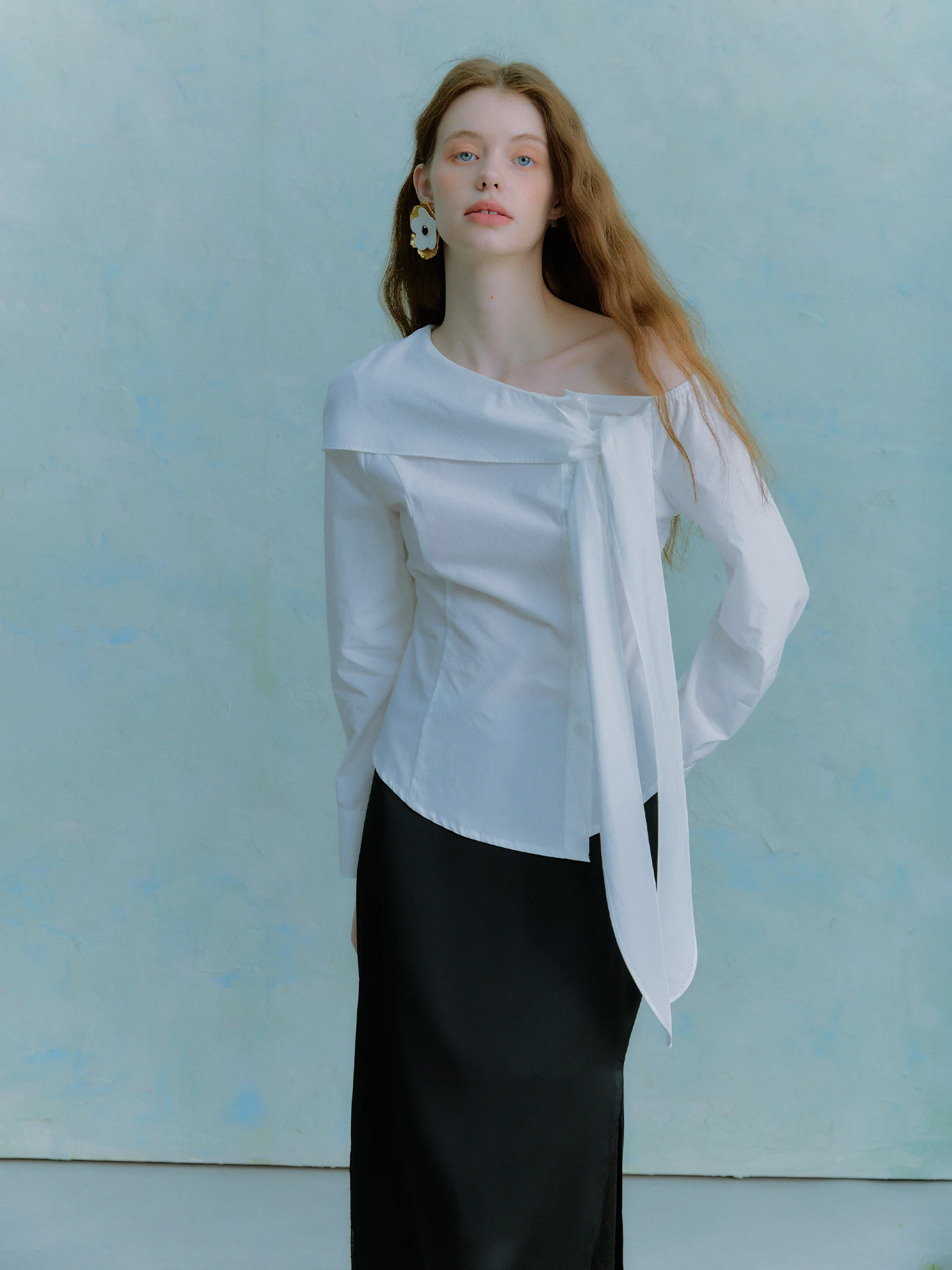Pure Desire White Slim Fit Shirt Women's Cotton Sash Knot Short Sleeve Casual Fashion Spring Season
Pure Desire White Slim Fit Shirt Women's Cotton Sash Knot Short Sleeve Casual Fashion Spring Season