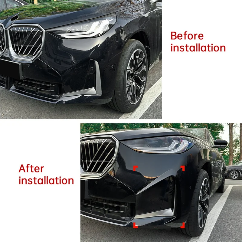 Reliable-Car Front Bumper Splitter Spoiler Fog Light Spoiler Cover Trim For BMW X3 G45 M Sport 2025+ Carbon Fiber
Reliable-Car Front Bumper Splitter Spoiler Fog Light Spoiler Cover Trim For BMW X3 G45 M Sport 2025+ Carbon Fiber