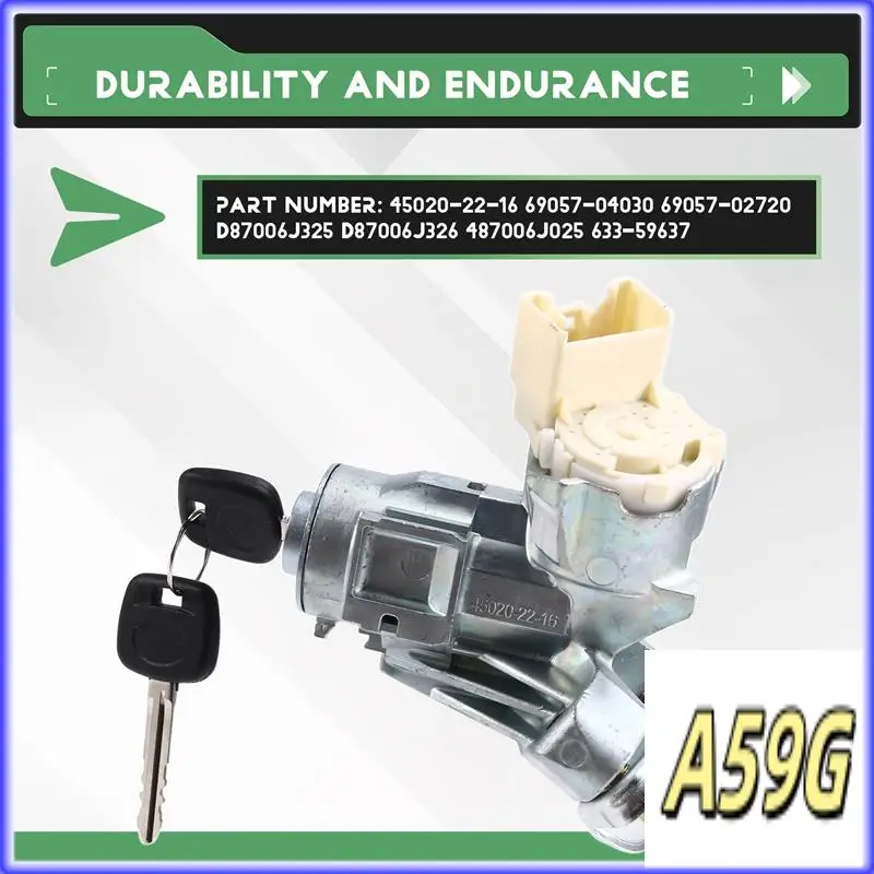 G9-Car Ignition Switch Lock Cylinder With 2 Keys 69057-04030 69057-02720 For Toyota 2007-2021 45020-22-16 6905704030
G9-Car Ignition Switch Lock Cylinder With 2 Keys 69057-04030 69057-02720 For Toyota 2007-2021 45020-22-16 6905704030