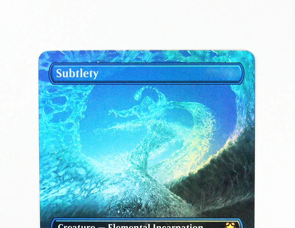 Subtlety Foil/Holo TCG Magical Proxy Black Top Quality Proxy Playing Cards Gathering Board Game Deck Trading Cards
Subtlety Foil/Holo TCG Magical Proxy Black Top Quality Proxy Playing Cards Gathering Board Game Deck Trading Cards