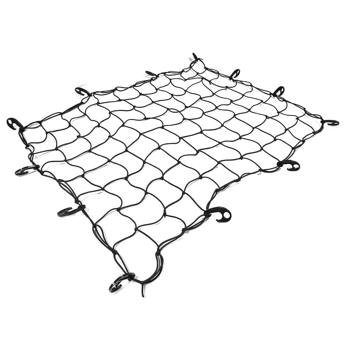 12Pcs Stretch Cargo Netting 120x90cm for Car Roof Luggage Rack Heavy Duty Elastic Bungee Net 4Mm Latex 88 Grids Secure Fit
12Pcs Stretch Cargo Netting 120x90cm for Car Roof Luggage Rack Heavy Duty Elastic Bungee Net 4Mm Latex 88 Grids Secure Fit