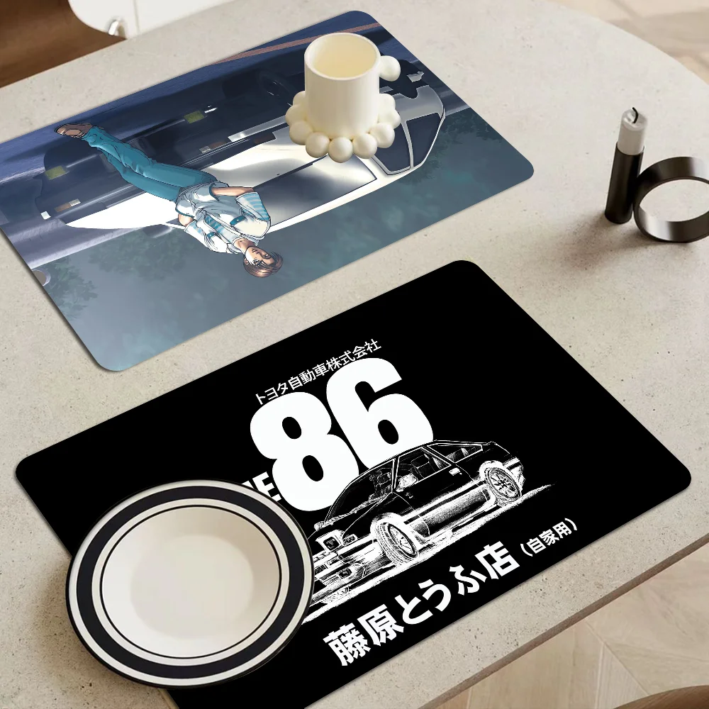 Initial D Kitchen Draining Mat Tableware Pad Coffee Dish Drying Mat Placemat Bathroom Kitchen Drain Pad
Initial D Kitchen Draining Mat Tableware Pad Coffee Dish Drying Mat Placemat Bathroom Kitchen Drain Pad