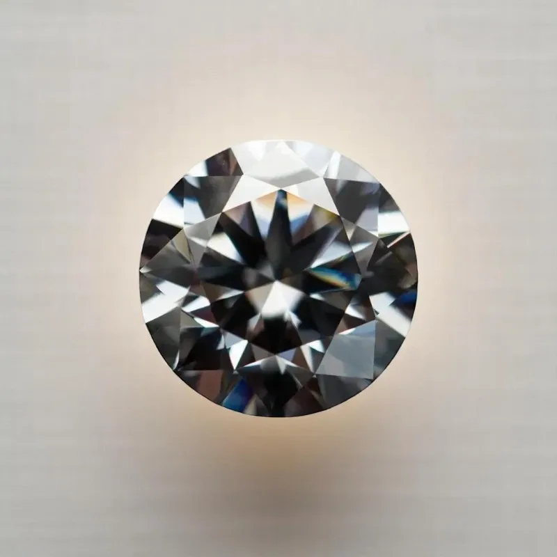 Gray Moissanite Round Cut Gemstones - DIY Jewelry Making Materials with GRA Certification
Gray Moissanite Round Cut Gemstones - DIY Jewelry Making Materials with GRA Certification